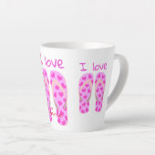 ピンクフリップフロップサンダー_コーブ カフェラテマグ (右アングル)