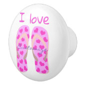 ピンクフリップフロップサンダー_コーブ セラミックノブ (右)