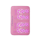 ピンクフリップ-フロップスサンダー_コーブ バスマット (正面縦)