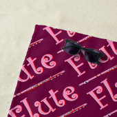 ピンクフルート ビーチタオル (インサイチュ)