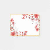 ピンクフレーム事後対応メモ帳 ポストイット (正面)