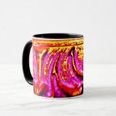 ピンクフレーム マグカップ (正面左)