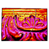 ピンクフレーム ラージペーパーバッグ (裏面)