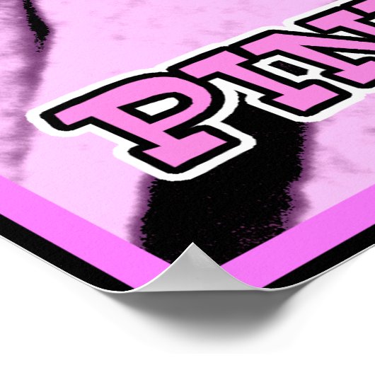 ピンクフロイトおもしろいポスターサインプリント ポスター (角)