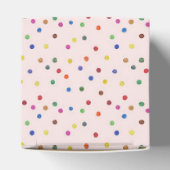 ピンクフロステッド動物のクッキー誕生日パーティー フェイバーボックス (上部)