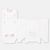 ピンクフロステッド動物クッキーパーティーパーティー フェイバーボックス (見開き)