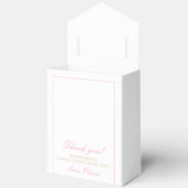 ピンクフロステッド動物クッキーパーティーパーティー フェイバーボックス (見開き)