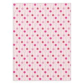 ピンクフロストケーキポップ・アートのデザートベーカリー食品プリント テーブルクロス (正面)