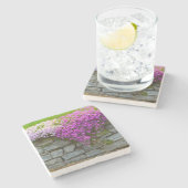 ピンクフロックスストーンコースター ストーンコースター (横)