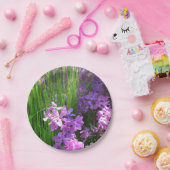 ピンクフロックス&グラスサマーフローラ ペーパープレート (パーティー)