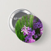 ピンクフロックス&グラスサマーフローラ 缶バッジ (正面&裏面)