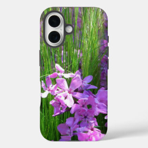 ピンクフロックス&グラスサマーフローラ iPhone 16ケース