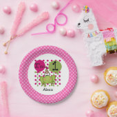 ピンクフロッグ1st誕生日紙プレート ペーパープレート (パーティー)