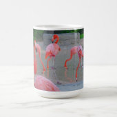 ピンクフロリダフラミンゴスアットザビーチ コーヒーマグカップ (中央)