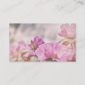 ピンクフロレットフローラサマー開花 名刺 (裏面)