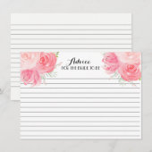 ピンクフロワーズ美しいフローラアドバイスカード アドバイスカード (正面/裏面)