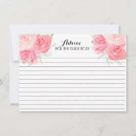ピンクフロワーズ美しいフローラアドバイスカード アドバイスカード
