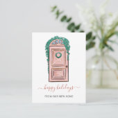 ピンクフロントドアウェーブホリデームービング ポストカード (スタンド正面)