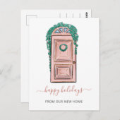 ピンクフロントドアウェーブホリデームービング ポストカード (正面/裏面)