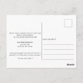 ピンクフロントドアウェーブホリデームービング ポストカード (裏面)