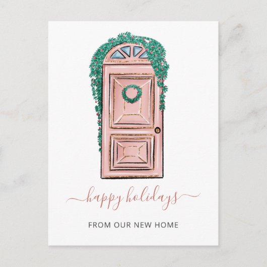 ピンクフロントドアウェーブホリデームービング ポストカード (正面)