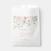 ピンクフローラあじさい植物性バプテスマ フェイバーバッグ (正面)