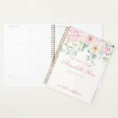 ピンクフローラあじさい植物私の最初の年 プランナー手帳 (ディスプレー)