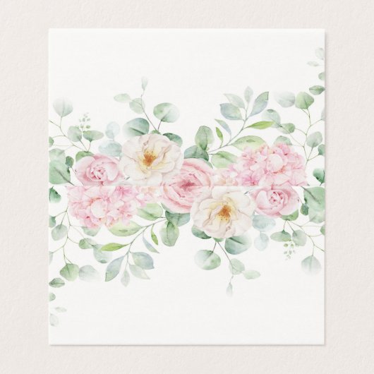 ピンクフローラあじさい開花座席表テーブルデコール (外部フラット)