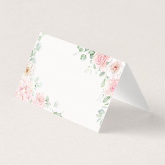 ピンクフローラあじさい開花座席表テーブルデコール (正面)