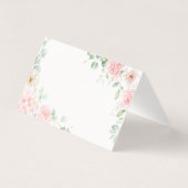 ピンクフローラあじさい開花座席表テーブルデコール (裏面)