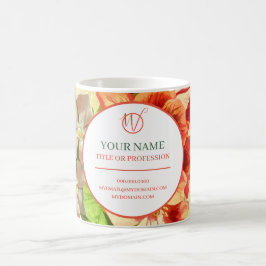 ピンクフローラあなたの職業とウェブサイト， ZSSG コーヒーマグカップ