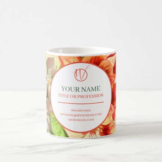 ピンクフローラあなたの職業とウェブサイト, ZSSG コーヒーマグカップ (中央)