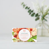 ピンクフローラあなたの職業と会社のビジネスZSSG コーリングカード (スタンド正面)