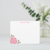 ピンクフローラありがとうございます 招待状 (スタンド正面)