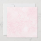 ピンクフローラさくらんぼブロッサム50th誕生日パーティー 招待状 (裏面)