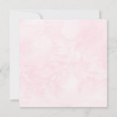 ピンクフローラさくらんぼブロッサム60th誕生日パーティー 招待状 (裏面)