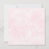 ピンクフローラさくらんぼブロッサム70th誕生日パーティー 招待状 (裏面)