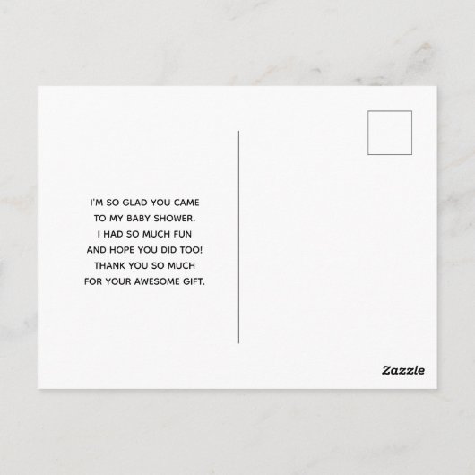 ピンクフローラとダイヤモンドティアラプリンセスありがとう ポストカード (裏面)