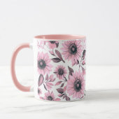 ピンクフローラひまわり マグカップ (左)