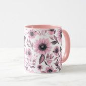 ピンクフローラひまわり マグカップ (正面右)