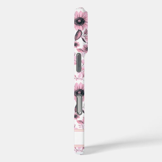 ピンクフローラひまわり Case-Mate iPhoneケース (裏面 / 右)