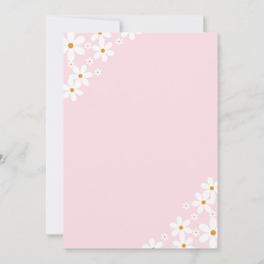 ピンクフローラアキカ 招待状 (裏面)