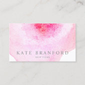 ピンクフローラアポイントメント 予約カード (正面)