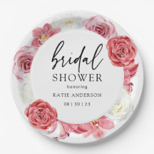 ピンクフローラアーチサマーブライダルシャワー