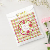 ピンクフローラアート フェイバーバッグ (封をした状態)