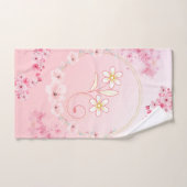 ピンクフローラアート,春賛美ズ バスタオルセット (ハンドタオル)