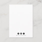 ピンクフローライヤリング表示名刺 名刺 (裏面)