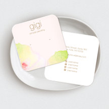 ピンクフローラウオータカラースタッドイヤリング表示ホルダー