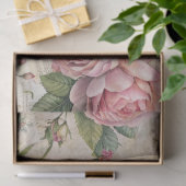 ピンクフローラエエレガントフェラインスパイアヴィンテージ 薄葉紙 (ギフト)