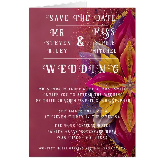 ピンクフローラエレガンス結婚ズコレクション (正面)